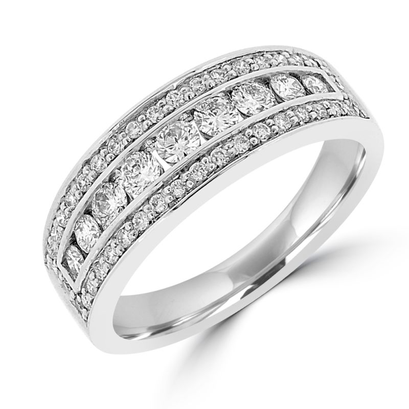 Ladies 18ct White Gold Brilliant Cut Diamond Eternity Ring