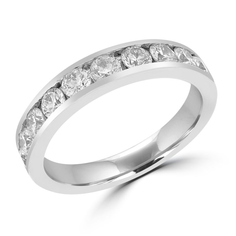 Platinum Brilliant Cut Diamond Eternity Ring 1.00ct