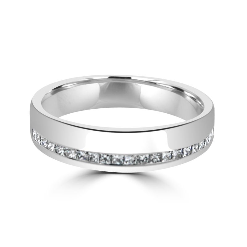 Platinum Princess Cut Diamond Ring 0.25ct