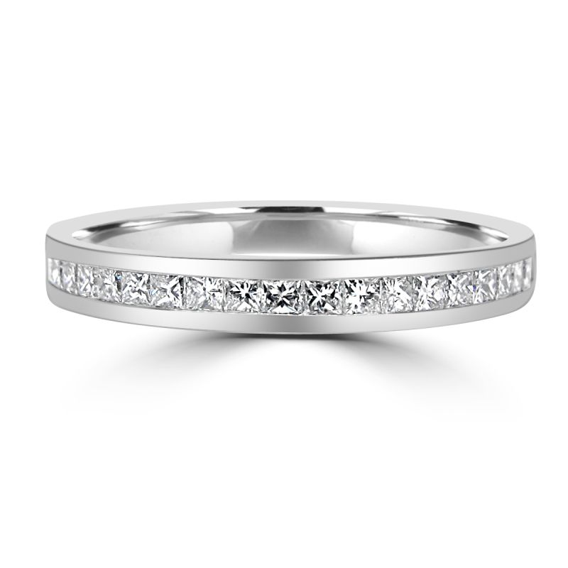 Platinum Princess Cut Diamond Eternity Ring 0.33ct