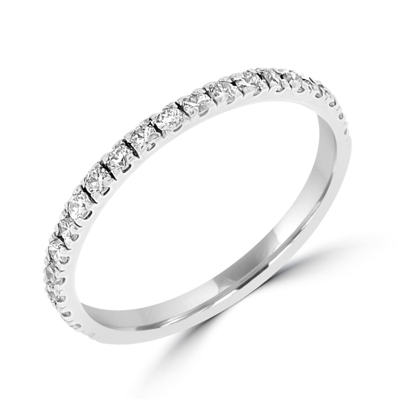 Platinum Brilliant Cut Diamond Eternity Ring 0.24ct