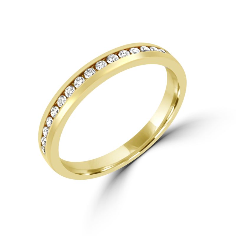 18ct Yellow Gold Brilliant Cut Diamond Eternity Ring 0.20ct
