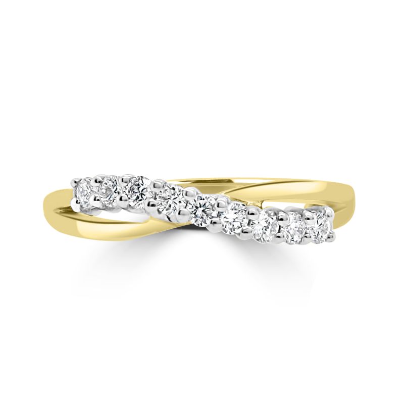 18ct Yellow Gold Brilliant Cut Diamond Eternity Ring 0.25ct