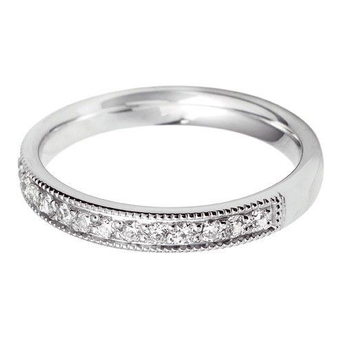 Platinum Brilliant Cut Diamond Eternity Ring 0.31ct