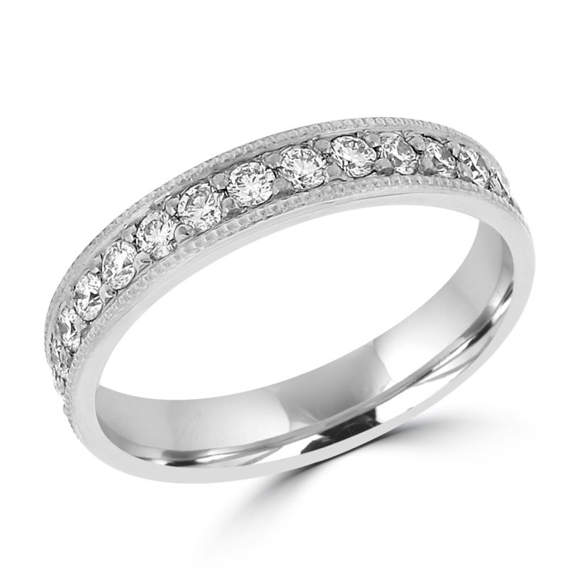 Platinum Brilliant Cut Diamond Eternity Ring 0.51ct