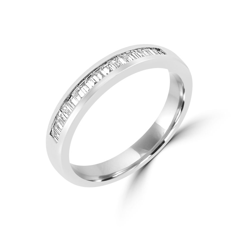 Platinum Baguette Cut Diamond Eternity Ring 0.20ct