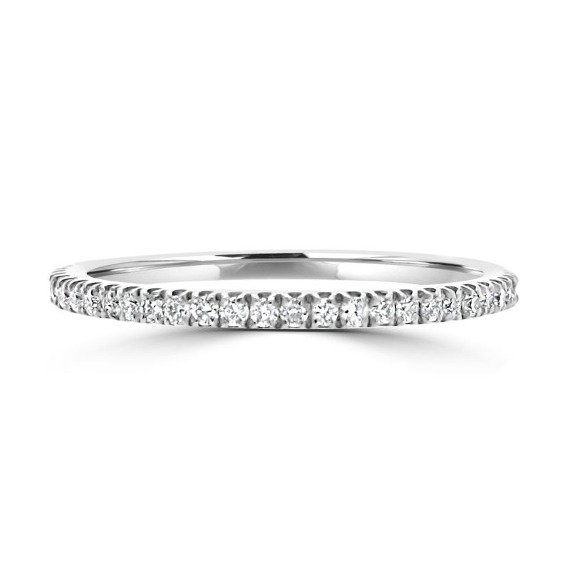 Platinum Brilliant Cut Diamond Eternity Ring 0.17ct