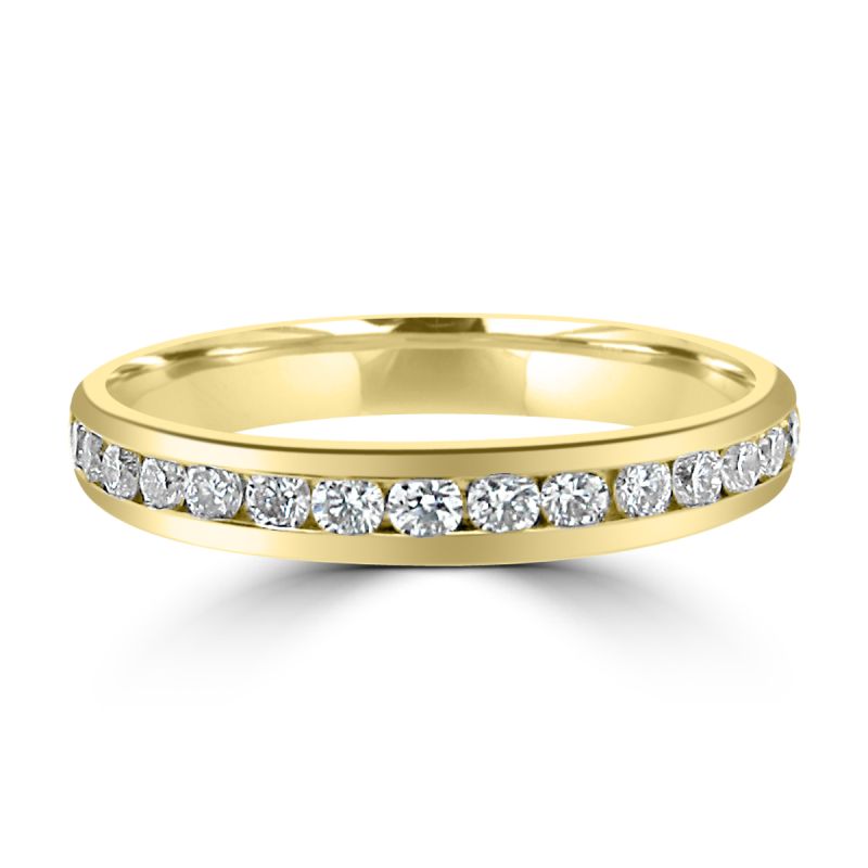 18ct Yellow Gold Brilliant Cut Diamond Eternity Ring 0.33ct