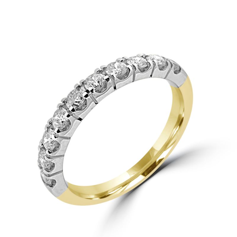18ct Yellow Gold Brilliant Cut Diamond Eternity Ring 0.50ct
