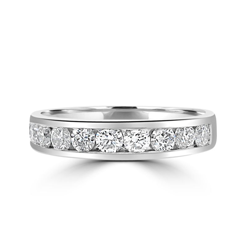 Platinum Brilliant Cut Diamond Eternity Ring 0.75ct
