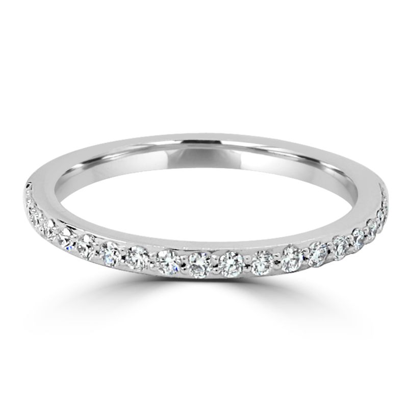 Platinum Brilliant Cut Diamond Eternity Ring 0.20ct