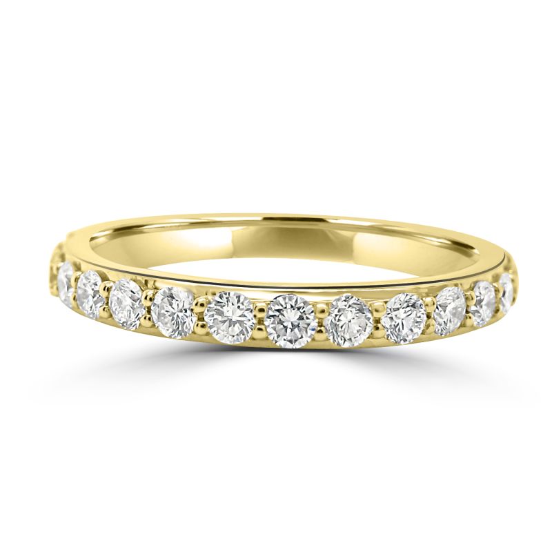 18ct Yellow Gold Brilliant Cut Diamond Eternity Ring 0.42ct