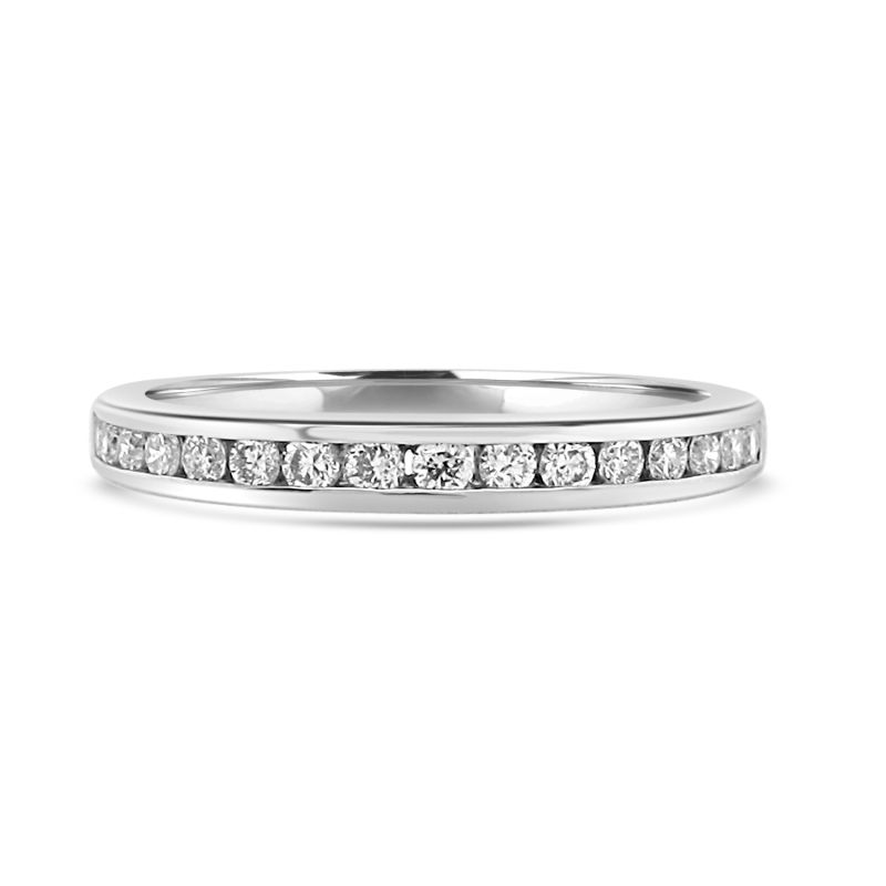 Platinum Brilliant Cut Lab Grown Diamond Eternity Ring 0.25ct