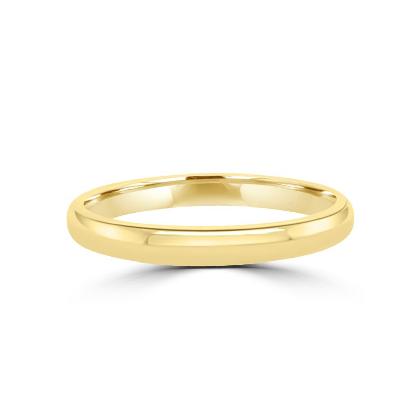 18ct Yellow Gold 2.5mm Wedding Ring