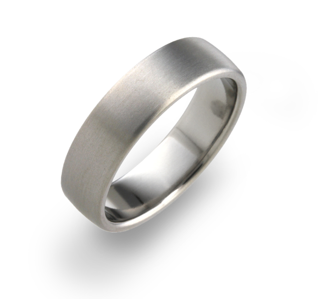 Titanium 6mm Polished Wedding Ring