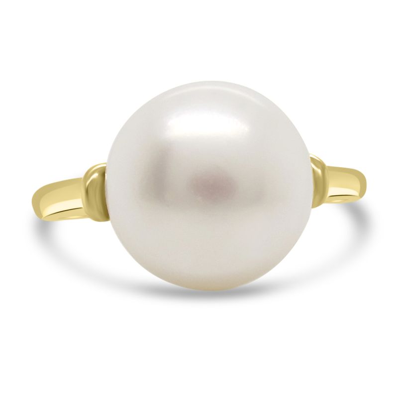 18ct Yellow Gold Freshwater Pearl Dress Ring