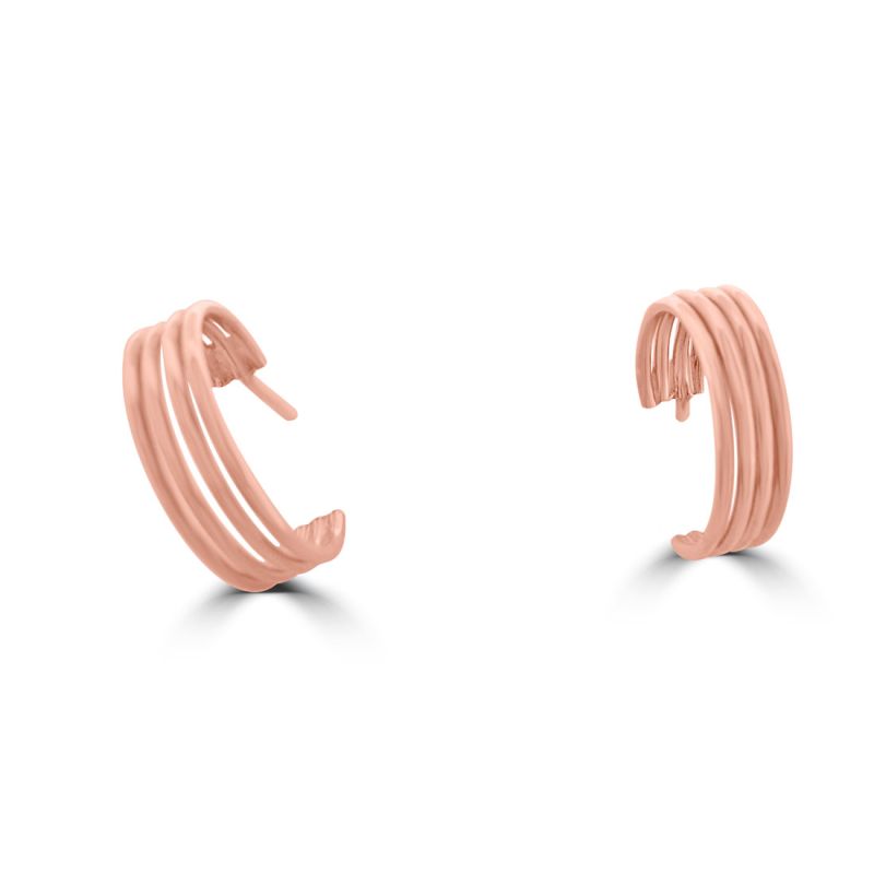9ct Rose Gold Creole Earrings