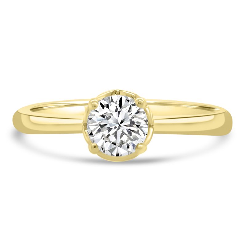 Anniversary Solitaire Diamond Ring 0.51ct
