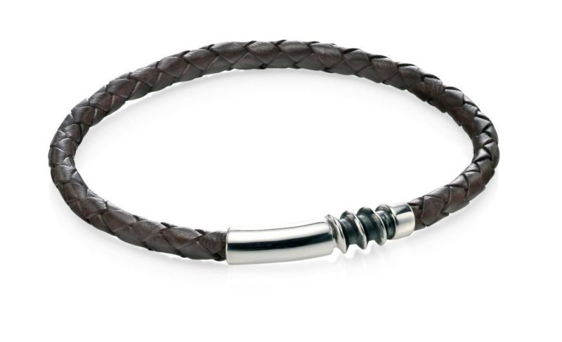 Fred Bennett Brown Leather Bracelet