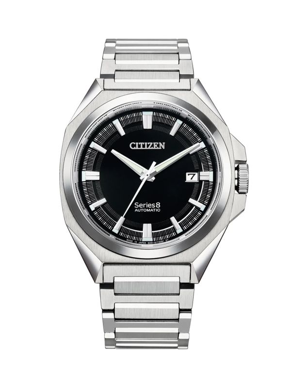 Citizen Series 8 Automatic Stainless steel black dial NB6010-81E