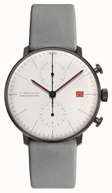 Junghans Max Bill Chronoscope 100 Year Bauhaus Watch  027490202.