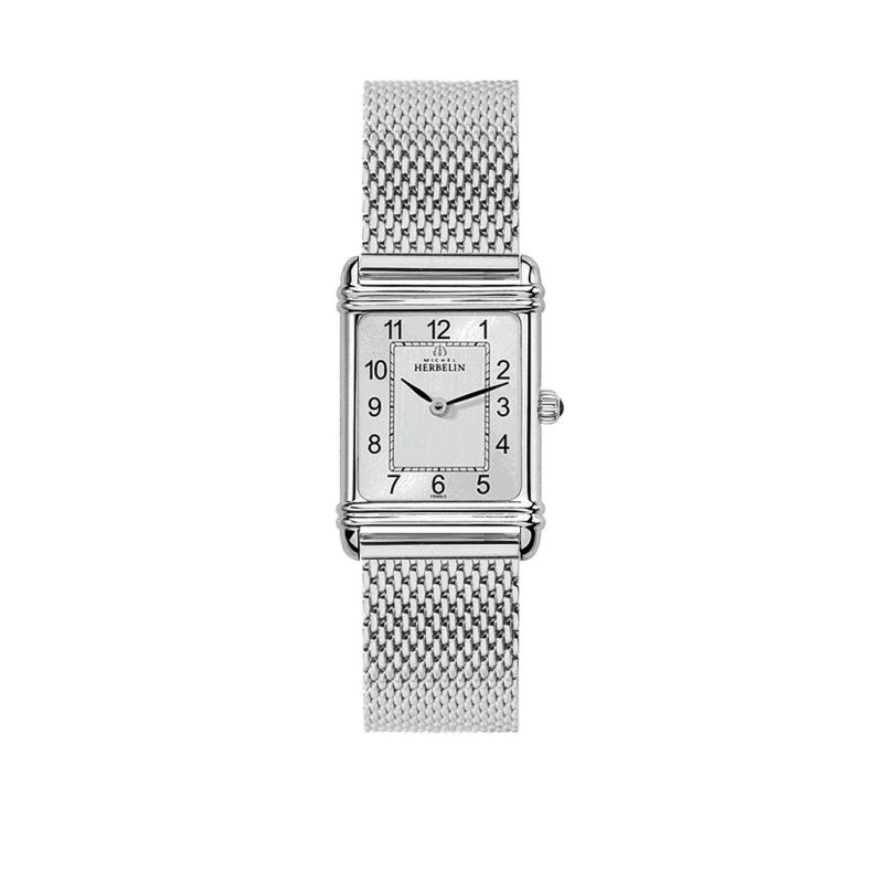 Michel Herbelin Mens Art Deco Bracelet Watch 17468/22BM