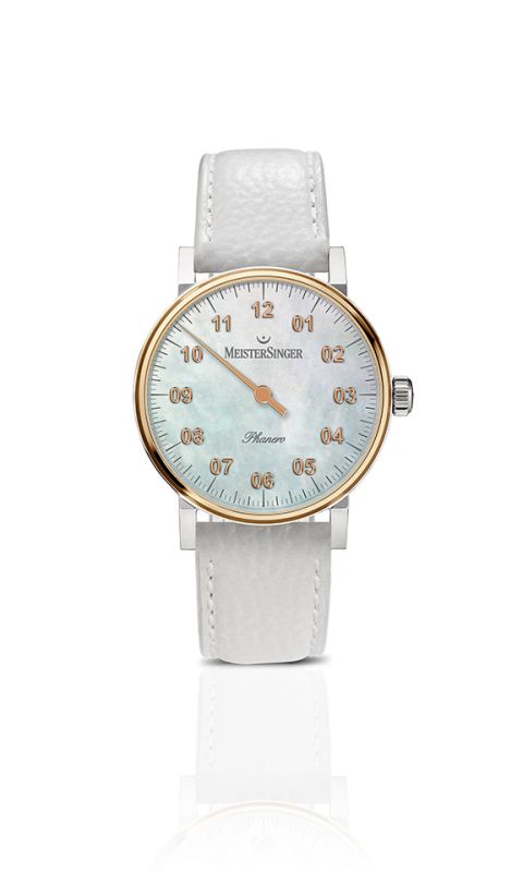 MeisterSinger Ladies Mother Of Pearl Dial Strap Watch PHM1G