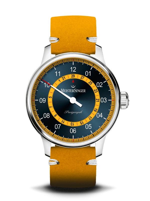 MeisterSinger Periraph Mellow Yellow Ltd Edt Watch S-AM1025