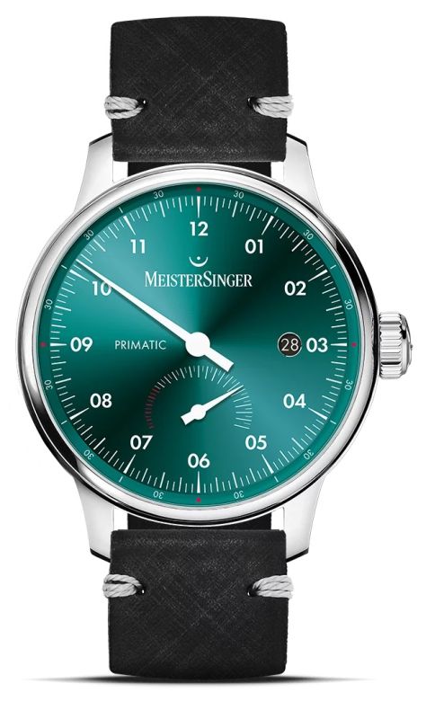 meistersinger primatic pr919 petrol watch