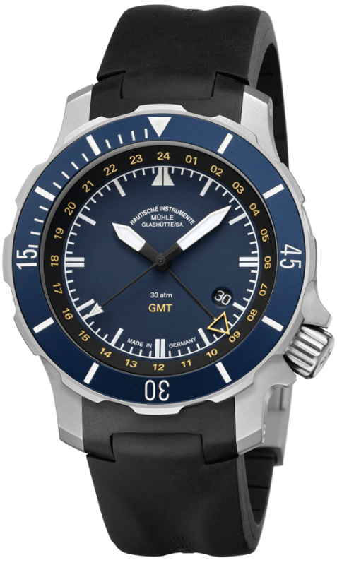 Muhle Glashutte Seebataillon GMT Automatic Watch M1-28-62 KB