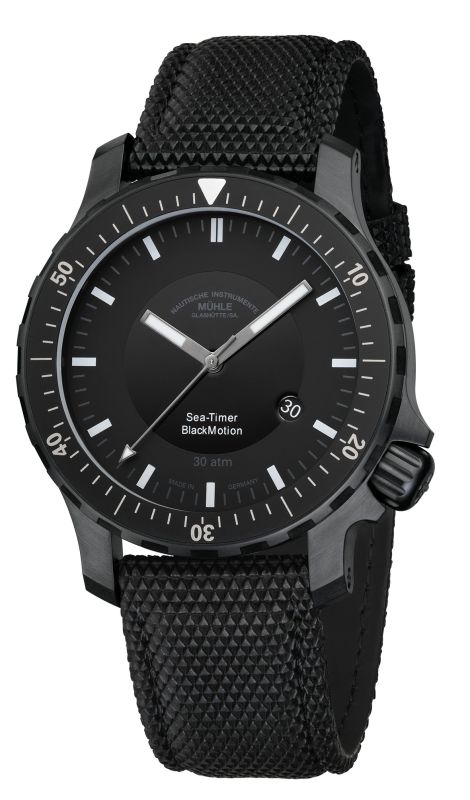 Muhle Glashutte Sea-Timer Black Motion Watch M1-41-83-NB
