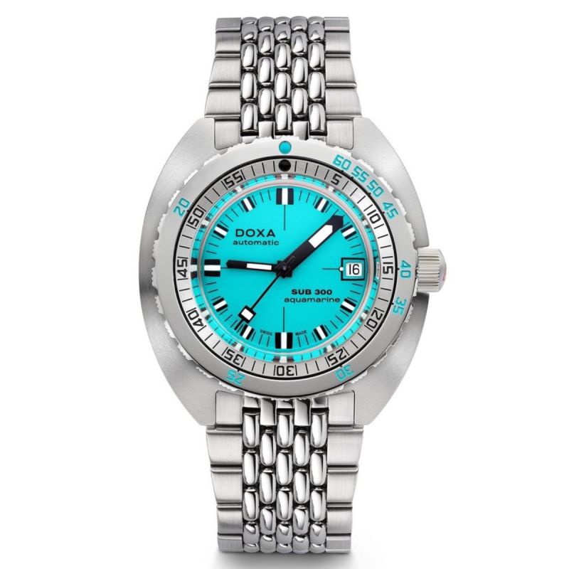 Doxa Sub 300 Aquamarine Bracelet Watch 821.10.241.10