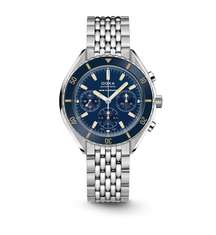 Doxa Sub 200 C-Graph Caribbean Bracelet Watch 798.10.201.10