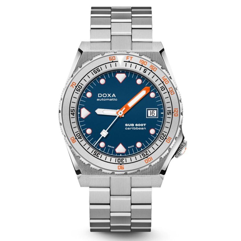 Doxa Sub 600T Caribbean Bracelet Watch 862.10.201.10