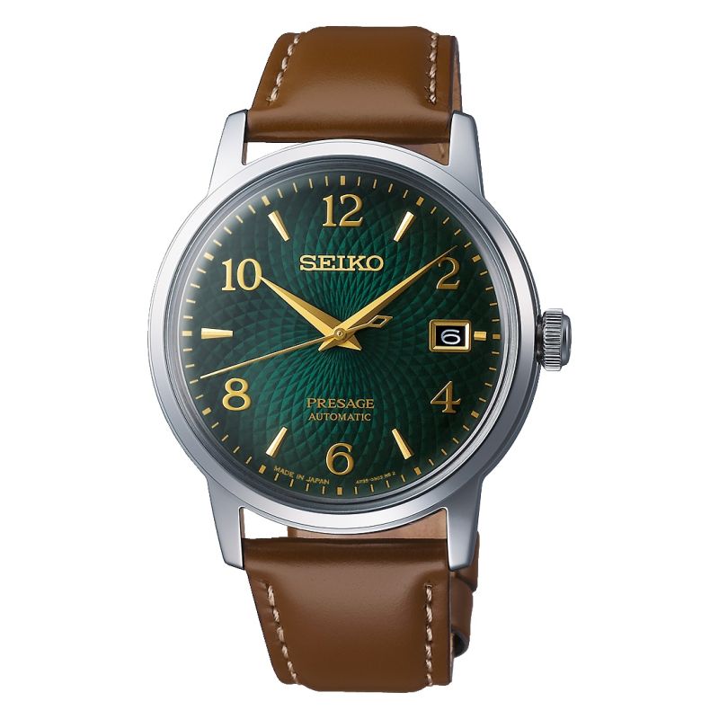 Seiko Presage Auto "Mojito" Green Dial Watch SRPE45J1
