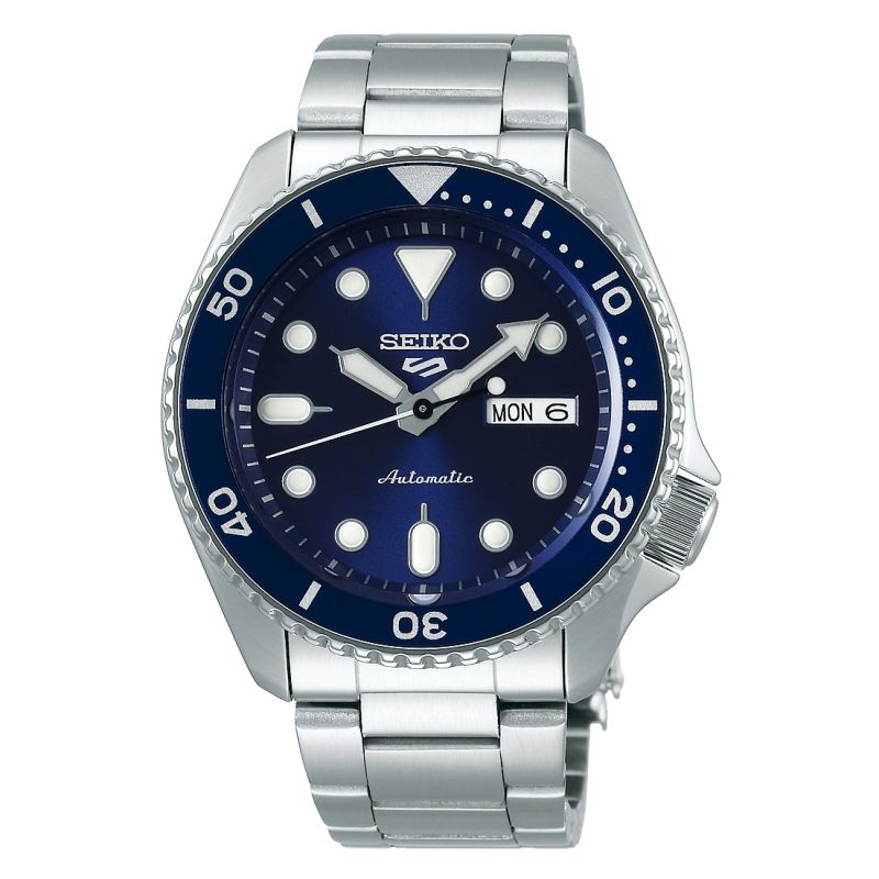 Seiko Sport 5 Automatic Blue Dial Bracelet Watch SRPD51K1