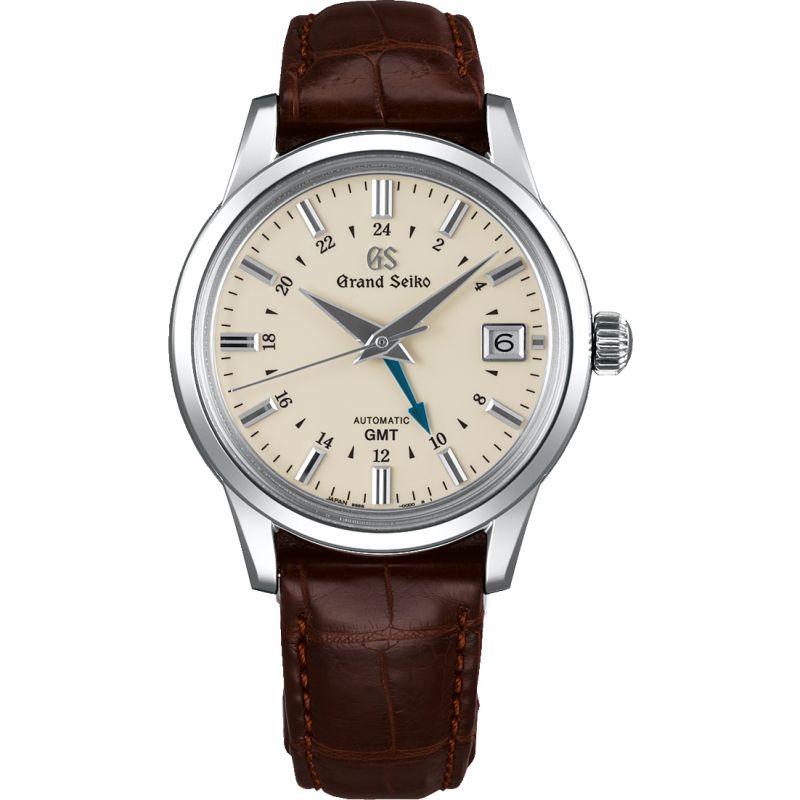 Grand Seiko Elegance GMT Automatic Strap Watch  SBGM221G