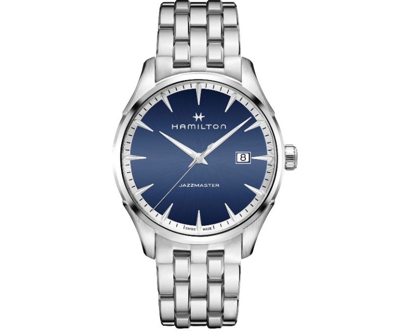 Hamilton Jazzmaster Blue Dial Quartz Bracelet Watch