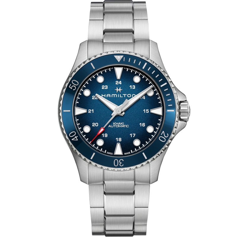 Hamilton Khaki Navy Scuba Auto Blue Dial Watch  H82505140
