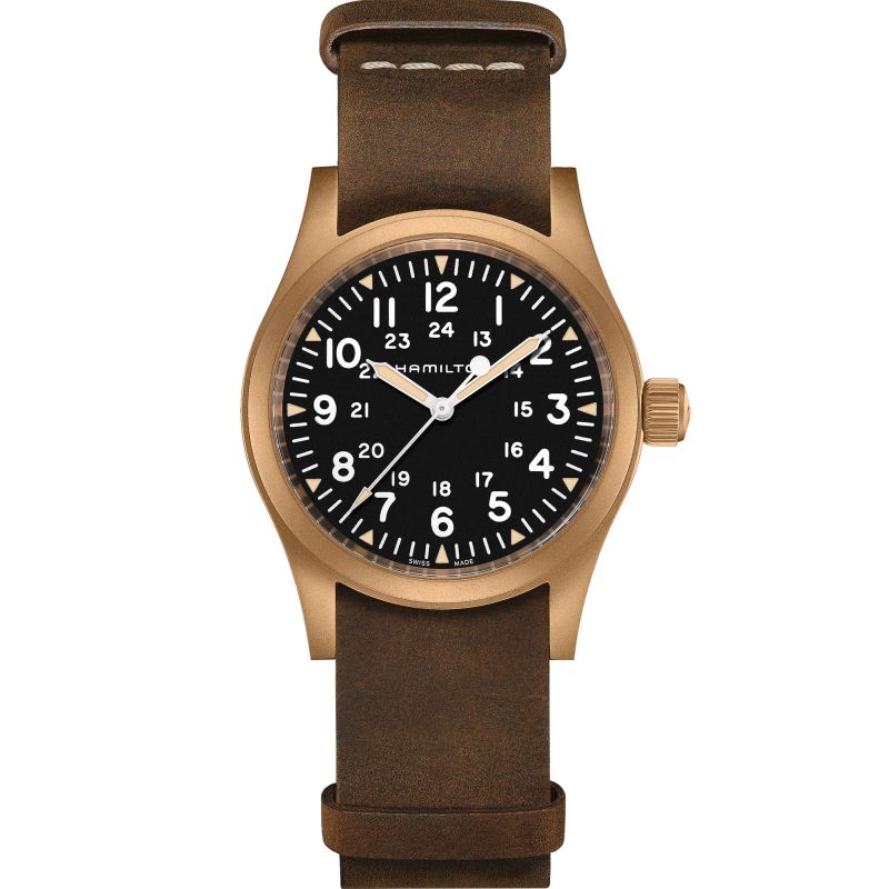 Hamilton Khaki Field Bronze Mechanical Watch  H69459530