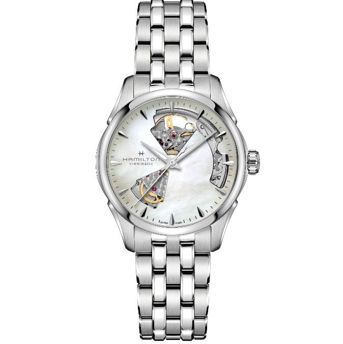 Hamilton Jazzmaster Open Heart Mother of Pearl Automatic