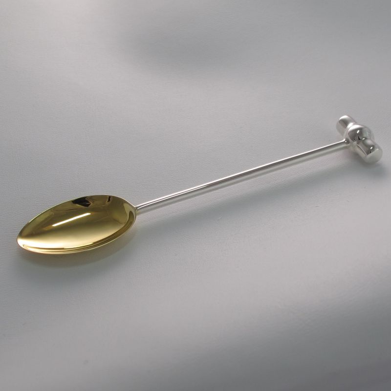 Silver Egg Cracker Spoon