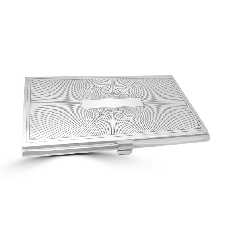 Silver Business Card Holder