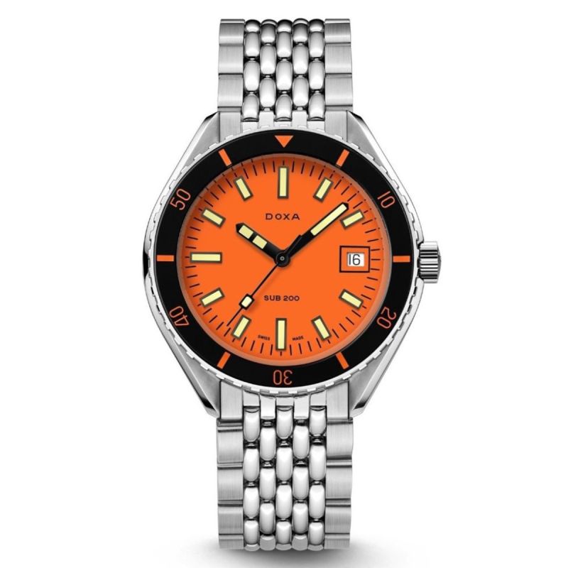 Doxa Sub 200 Professional Orange Dial Watch 799.10.351.10